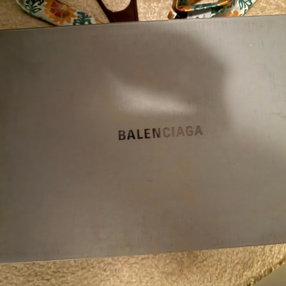 Balenciaga Gray Shoe Box